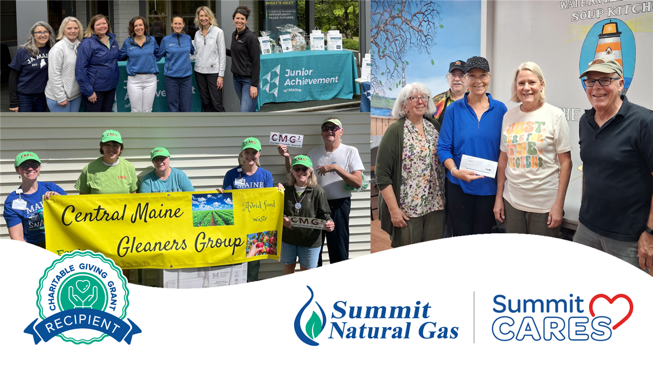 Summit Natural Gas of Maine Awards $20,000 to Local Nonprofits Through Summit Cares